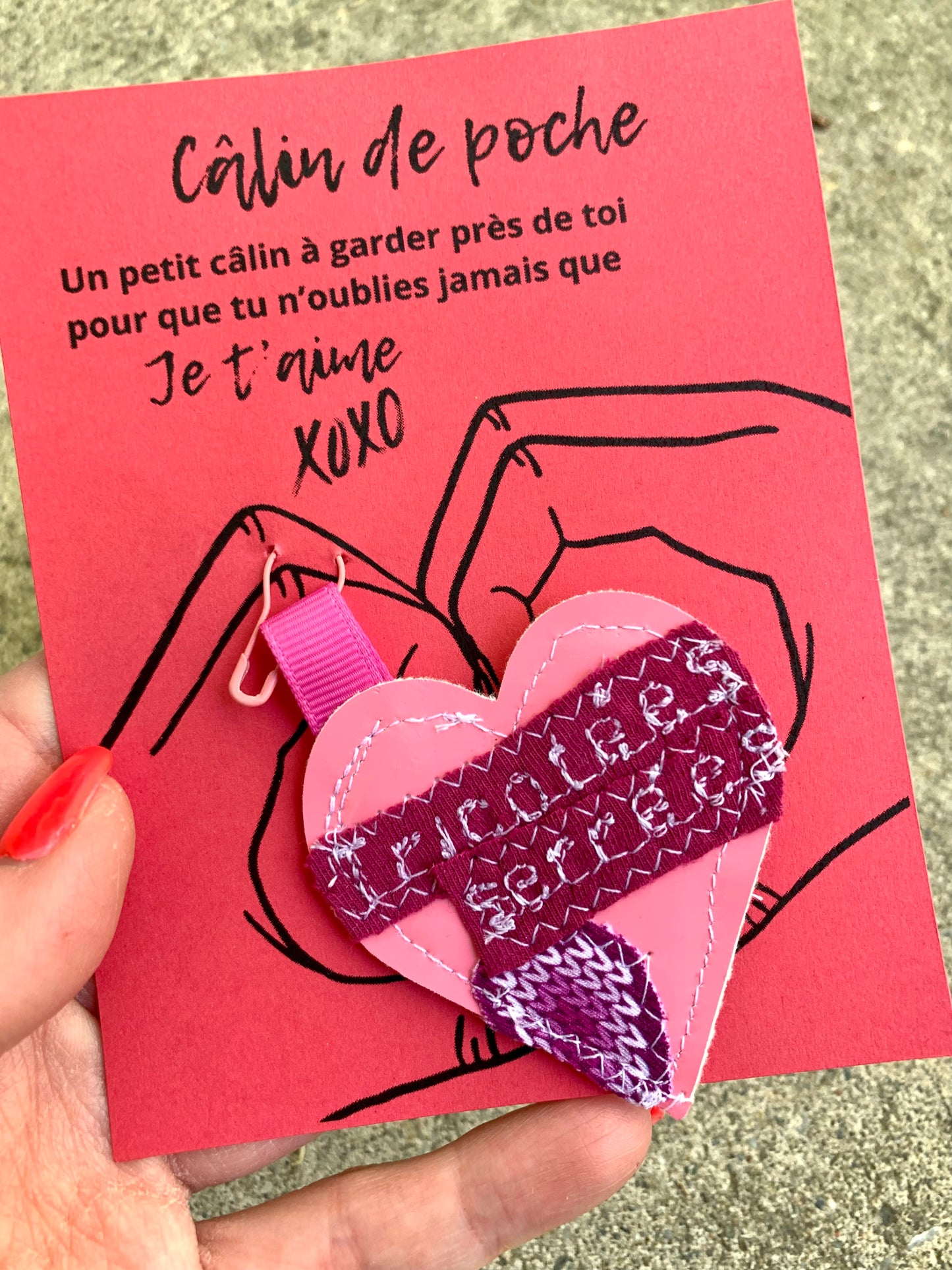 Câlin de poche - TRICOTÉES SERRÉES #1
