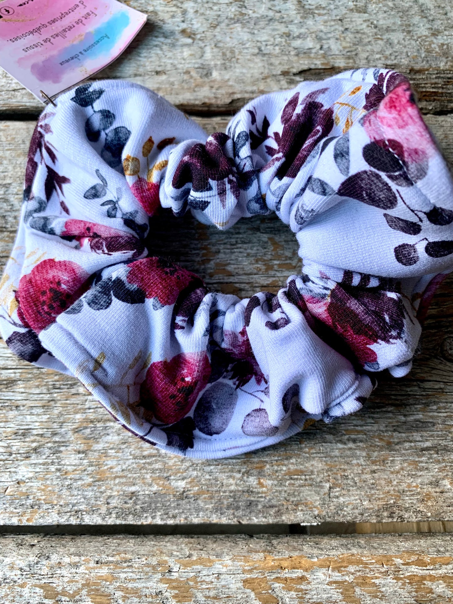 Chouchou - Fleurs Fuchsia, marine et ocre