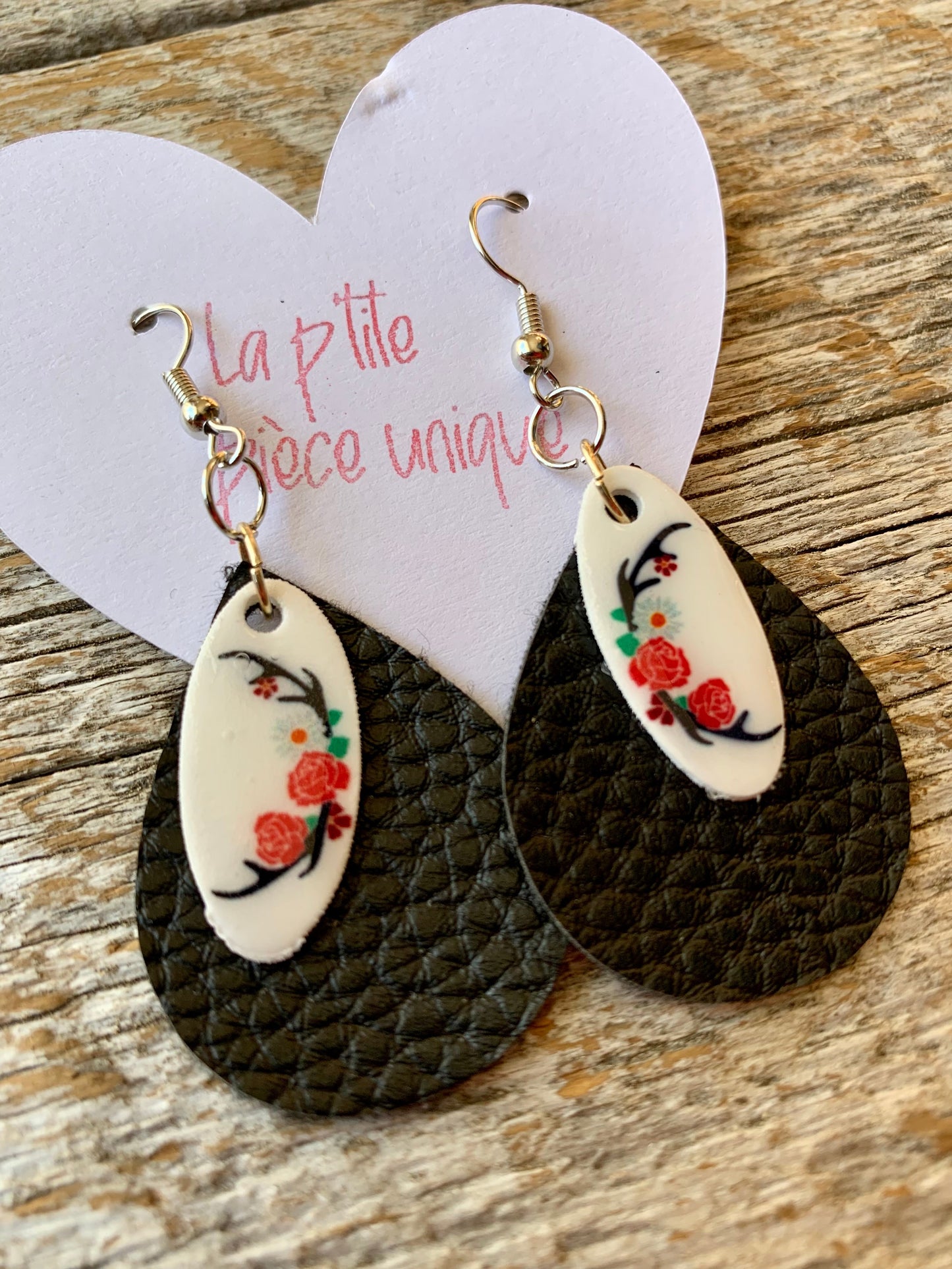 Boucles d’oreilles Cuirette & image