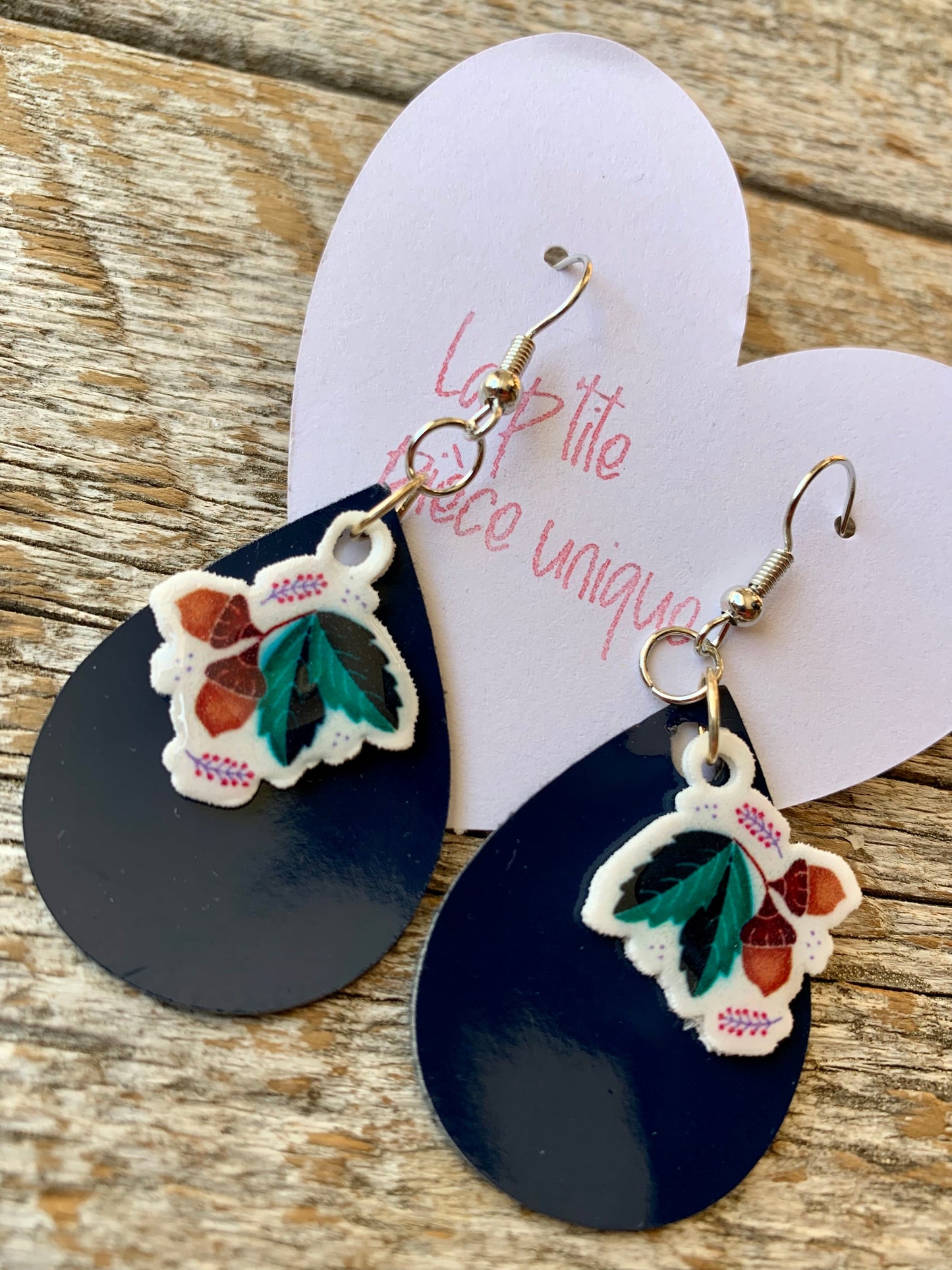 Boucles d’oreilles Cuirette & image