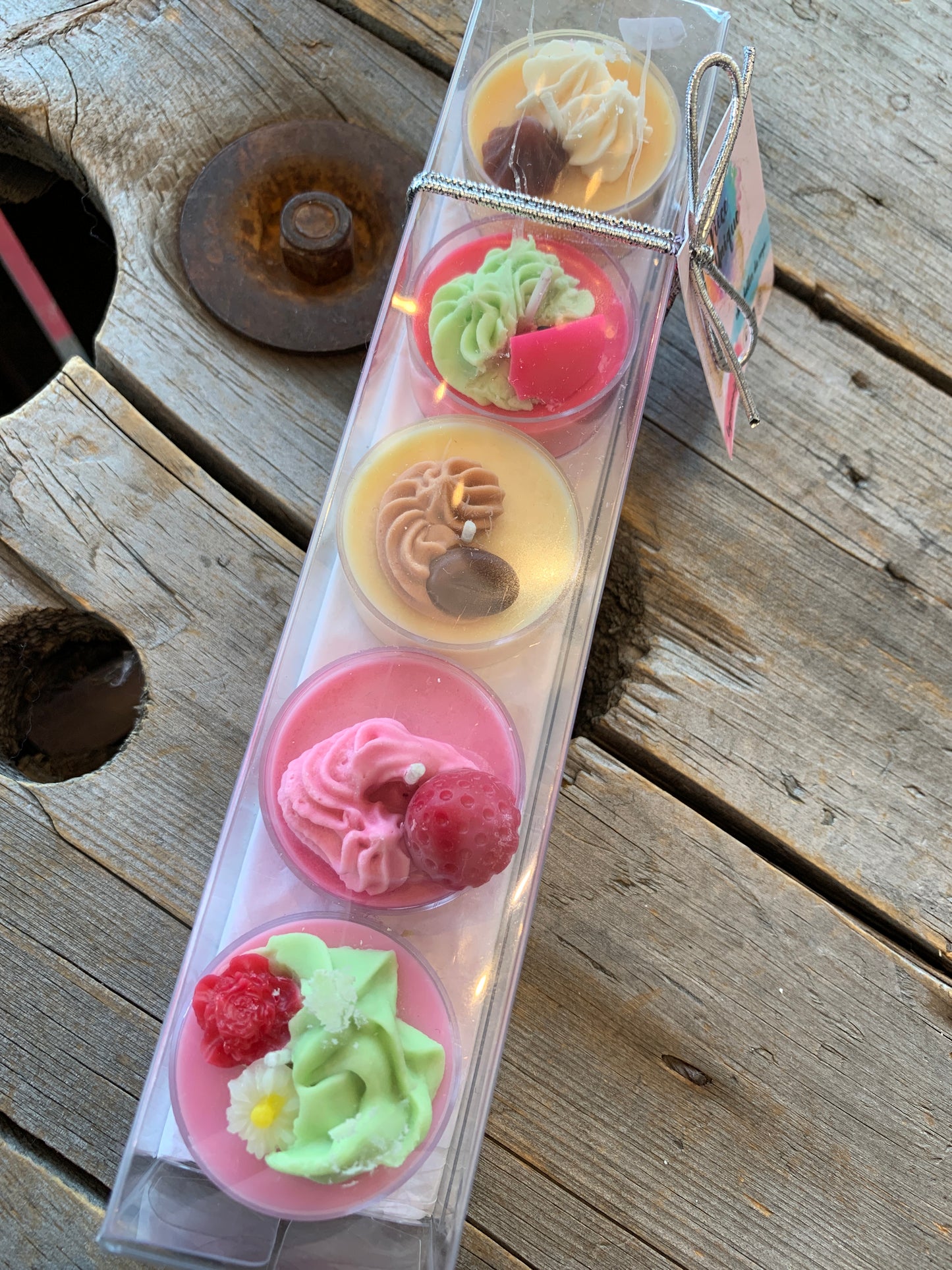 Paquets de 5 Tealights - 100% soya - Emballages MIXTES