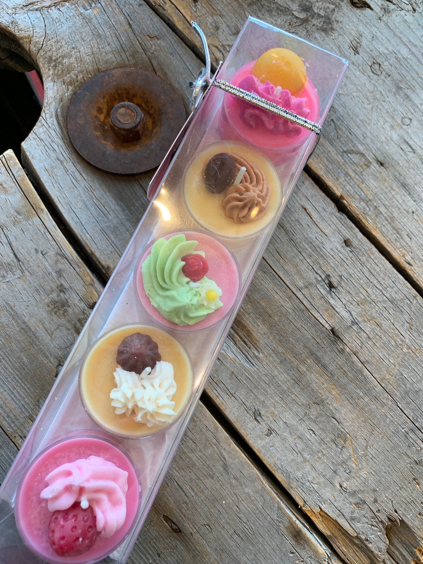 Paquets de 5 Tealights - 100% soya - Emballages MIXTES
