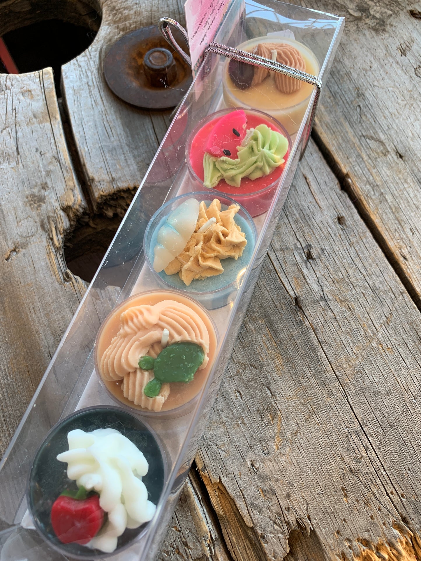 Paquets de 5 Tealights - 100% soya - Emballages MIXTES
